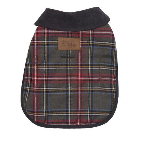 Pendleton Grey Stewart Tartan Plaid Coat