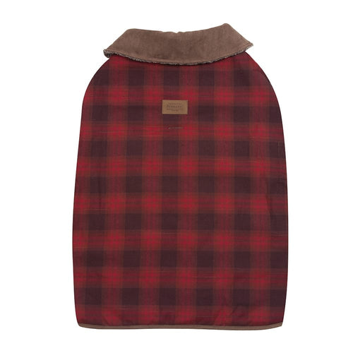 Pendleton Red Ombre Plaid Dog Coat