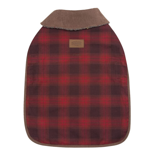 Pendleton Red Ombre Plaid Dog Coat