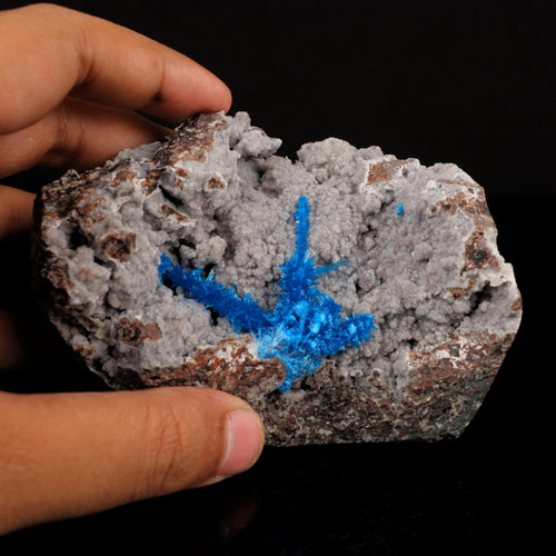 Pentagonite on Chalcedony Rare Find Natural Mineral Specimen # B 5762