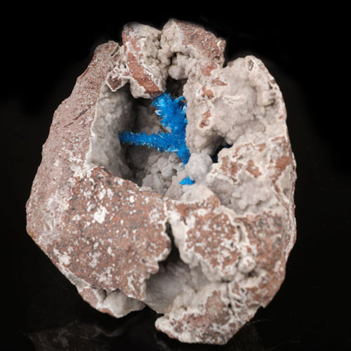 Pentagonite on Chalcedony Rare Find Natural Mineral Specimen # B 5793