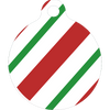 Peppermint Stick HD Dog ID Tag