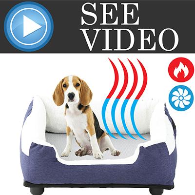 Pet Life Dream Smart Electronic Heating and Cooling Smart Dog Bed
