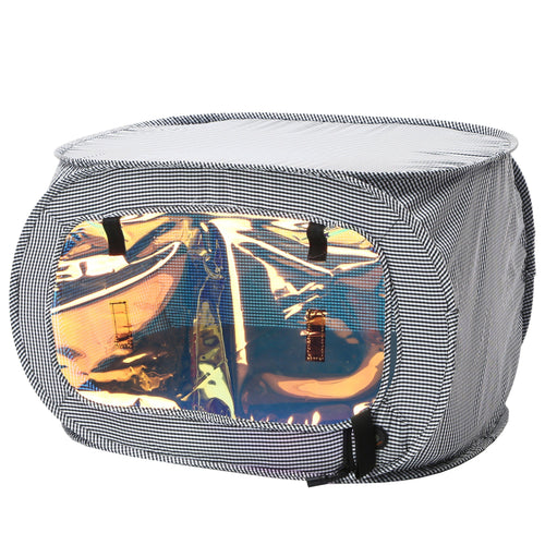 Pet Life Enterlude Electric Heating Wire Folding Travel Pet Tent Crate