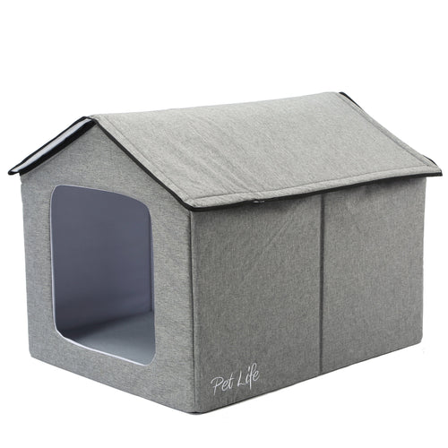 Pet Life 'Hush Puppy' Collapsible Electronic Heating and Cooling Smart Pet House