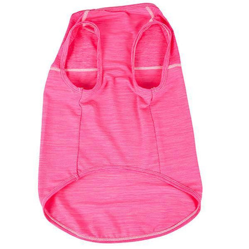 Pet Life ® Active 'Aero-Pawlse' Quick-Dry and 4-Way-Stretch Yoga Fitness Dog T-Shirt Tank Top