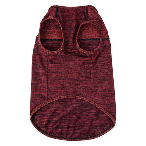 Pet Life ® Active 'Aero-Pawlse' Quick-Dry and 4-Way-Stretch Yoga Fitness Dog T-Shirt Tank Top