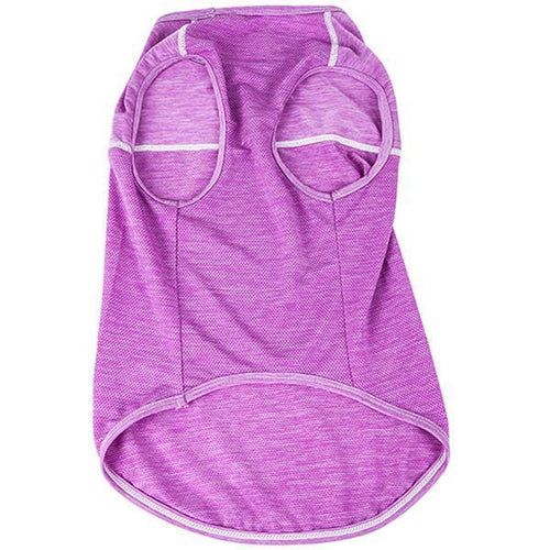 Pet Life ® Active 'Aero-Pawlse' Quick-Dry and 4-Way-Stretch Yoga Fitness Dog T-Shirt Tank Top