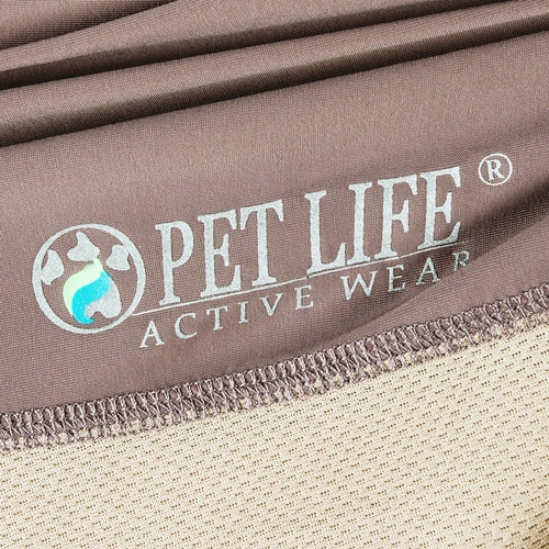Pet Life ® Active 'Barko Pawlo' Relax-Stretch Quick-Drying Performance Dog Polo T-Shirt