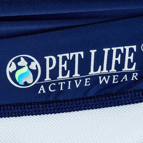 Pet Life ® Active 'Barko Pawlo' Relax-Stretch Quick-Drying Performance Dog Polo T-Shirt