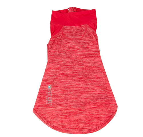 Pet Life ® Active 'Chewitt Wagassy' 4-Way-Stretch Yoga Fitness Long-Sleeve Dog T-Shirt