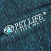 Pet Life ® Active 'Chewitt Wagassy' 4-Way-Stretch Yoga Fitness Long-Sleeve Dog T-Shirt