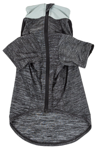 Pet Life ® Active 'Chewitt Wagassy' 4-Way-Stretch Yoga Fitness Long-Sleeve Dog T-Shirt