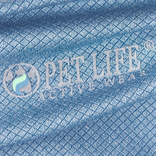 Pet Life ® Active 'Fur-Flex' Stretch and Quick-Dry Anti-Odor Fitness Yoga Dog Polo T-Shirt