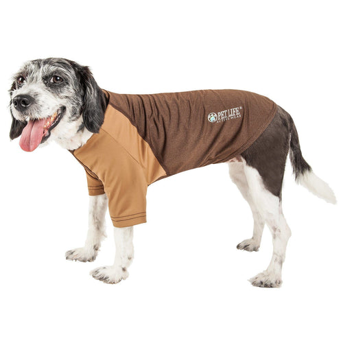 Pet Life ® Active 'Hybreed' 4-Way-Stretch Fitness Performance Dog T-Shirt