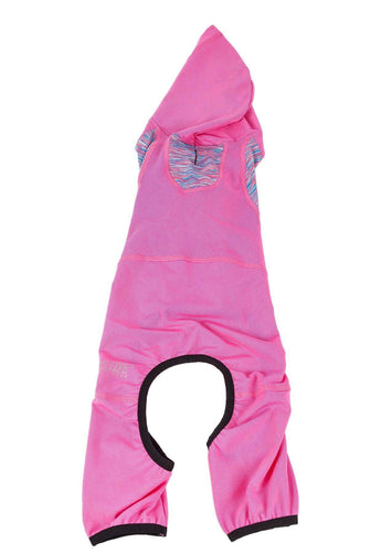 Pet Life ® Active 'Pawsterity' Mediumweight 4-Way-Stretch Yoga Fitness Dog Tracksuit Hoodie