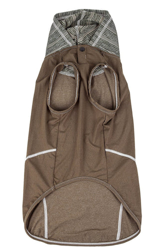 Pet Life ® Active 'Pull-Rover' 4-Way Stretch Sleeveless Fitness Yoga Dog T-Shirt Hoodie