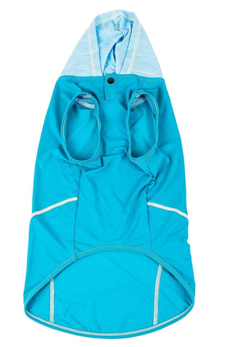 Pet Life ® Active 'Pull-Rover' 4-Way Stretch Sleeveless Fitness Yoga Dog T-Shirt Hoodie