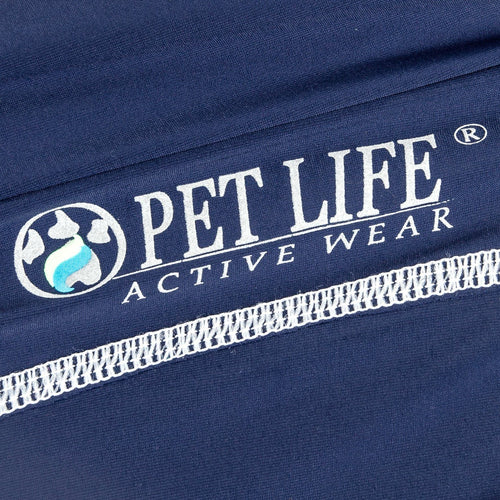 Pet Life ®  Active 'Racerbark' 4-Way-Stretch Yoga Fitness Dog T-Shirt Tank Top