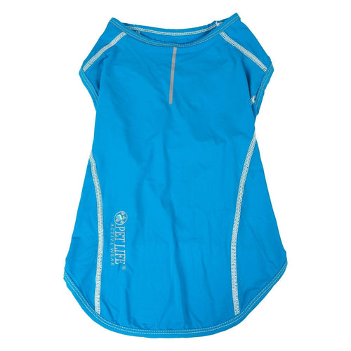 Pet Life ®  Active 'Racerbark' 4-Way-Stretch Yoga Fitness Dog T-Shirt Tank Top