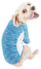 Pet Life ® Active 'Warf Speed' Heathered Ultra-Stretch Yoga Fitness Dog T-Shirt