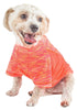 Pet Life ® Active 'Warf Speed' Heathered Ultra-Stretch Yoga Fitness Dog T-Shirt