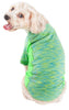 Pet Life ® Active 'Warf Speed' Heathered Ultra-Stretch Yoga Fitness Dog T-Shirt