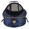 Pet Life ®  'Air-Venture' Dual-Zip Airline Approved Panoramic Circular Travel Pet Dog Carrier