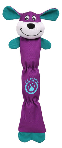 Pet Life ® Animated Extra Long Nylon Squeaker Water-resistant Plush Dog Toy