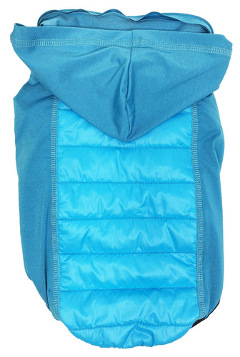 Pet Life ® 'Apex' Lightweight Hybrid 4-Season Stretch and Quick-Dry Dog Coat w/ Pop out Hood