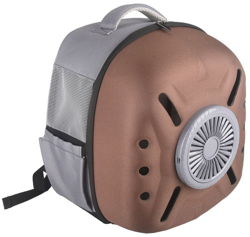 Pet Life ® 'Armor-Vent' External USB Powered Backpack with Built-in Cooling Fan