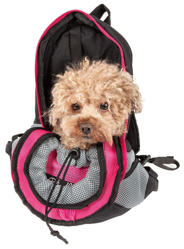 Pet Life ® 'Bark-Pack' Travel On-The-Go Hand's Free Sporty Performance Pet Dog Backpack Carrier