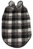 Pet Life ®  'Black Boxer' Classical Fashion Insulated Plaid Dog Coat