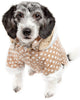 Pet Life ® 'Bow-Couture' Polka-Dot Bowed Insulated Dog Sweater Jacket