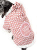 Pet Life ® 'Bow-Couture' Polka-Dot Bowed Insulated Dog Sweater Jacket