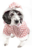 Pet Life ® 'Bow-Couture' Polka-Dot Bowed Insulated Dog Sweater Jacket