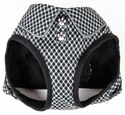 Pet Life ® 'Checkerwag' Checkered Mesh Reversed and Adjustable Fashion Dog Harness