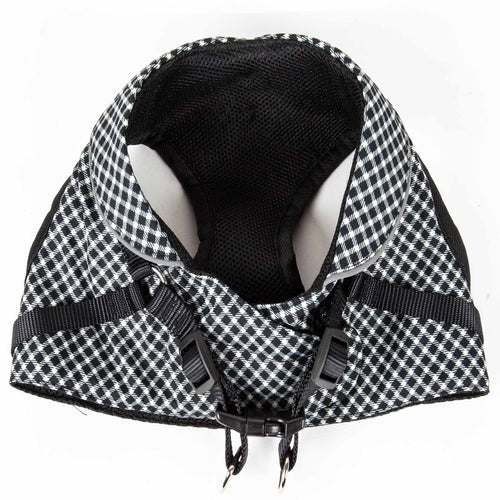 Pet Life ® 'Checkerwag' Checkered Mesh Reversed and Adjustable Fashion Dog Harness