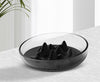 Pet Life ® 'Cirlicue' Mountain Shaped Modern Slow Feeding Pet Bowl