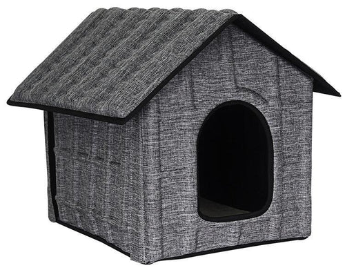 Pet Life ® 'Collapsi-Pad' Folding Lightweight Travel Pet House with inner Mat