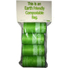 Pet Life ® 'Compostable' 100% Recyclable and Biodegradable Eco-Friendly Pet Cat Dog Waste Bags from Thermoplastic Starch