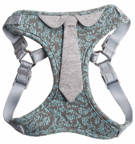 Pet Life ®  'Fidomite' Mesh Reversed and Adjustable Fashion Dog Harness W/ Designer Neck Tie