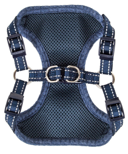 Pet Life ®  'Flam-Bowyant' Mesh Reversed and Adjustable Dog Harness