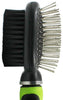 Pet Life ® Flex Series 2-in-1 Dual-Sided Pin and Bristle Grooming Pet Brush