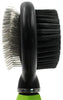 Pet Life ® Flex Series 2-in-1 Dual-Sided Slicker and Bristle Grooming Pet Brush