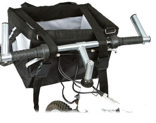 Pet Life ® 'Fur-Cycle' 2-in-1 Bicycle Bike Attachment Soft Folding Fashion Travel Pet Dog Carrier Crate