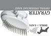 Pet Life ® 'Gyrater' Swivel Travel Dual-Rowed Grooming Undercoat Pet Rake