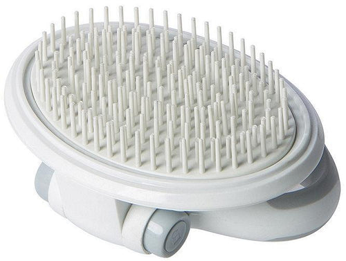 Pet Life ® 'Gyrater' Swivel Travel Soft Grooming Pet Pin Brush