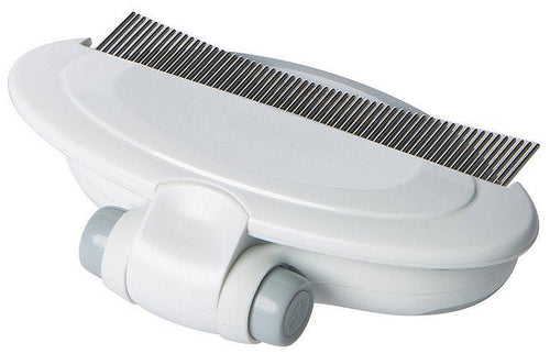 Pet Life ® 'Gyrater' Travel Swivel Curved Pet Grooming Pin Comb