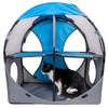 Pet Life ® 'Kitty-Play' Collapsible Travel Interactive Kitty Cat Tree Maze House Lounger Tunnel Lounge